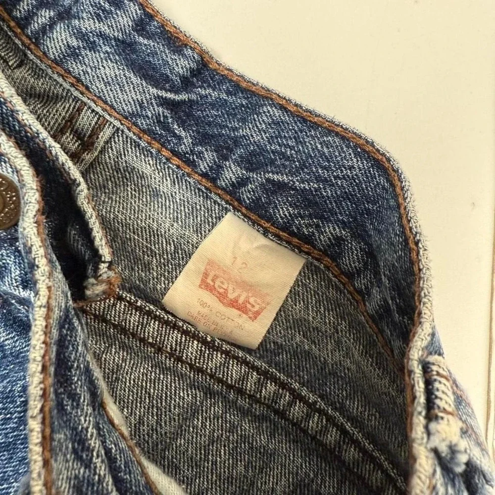 Vintage 90s Levi 544 Brown Tab Women's High Waisted Denim‎ Jeans 12 (26x30)